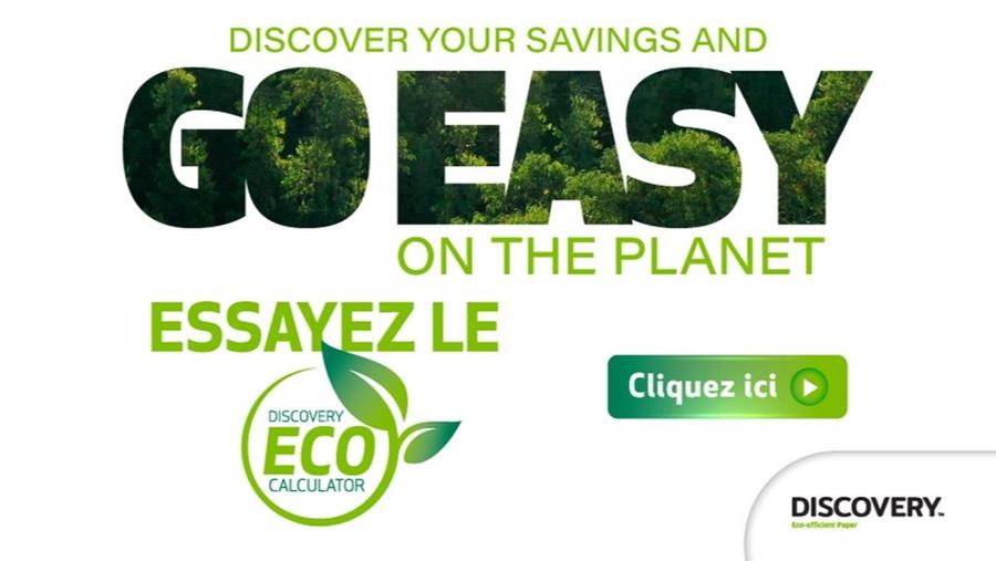 LE PAPIER DISCOVERY LANCE SON ÉCO-CALCULATEUR