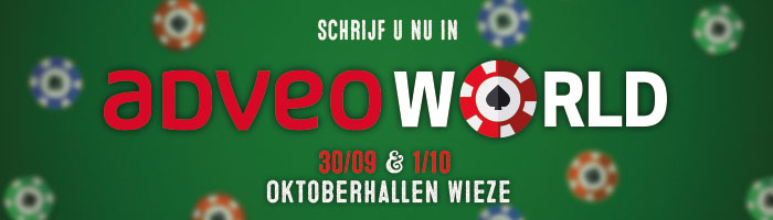 ADVEO World Casino gaat door op 30/09 en 01/10